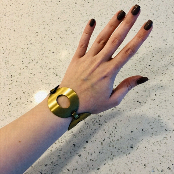 None Jewelry - Antique Brass Bracelet